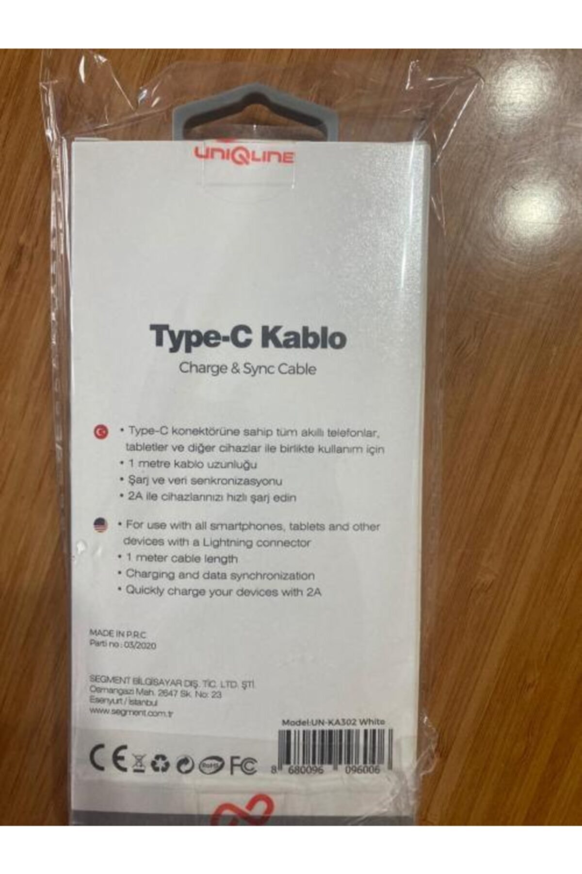 Elektronik Type C Kablo