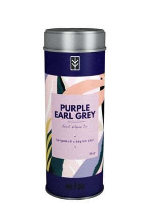 Purple Earl Grey Tea - Bergamotlu Seylan Çayı PURPLE EARL GREY