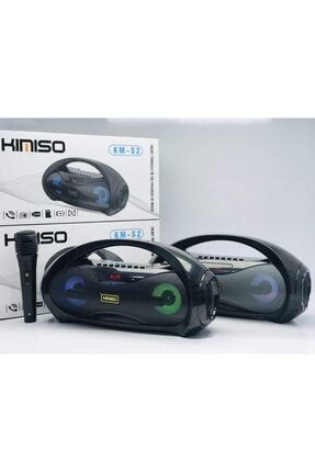 Mikrofonlu Bluetooth 5.0 Speaker Işıklı Karaoke Hoparlör Kimiso OKM-2175