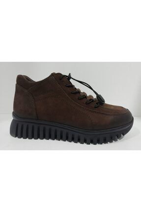 Kadın Kahverengi Hakiki Deri Kışlık Ayakkabı SDFHJACK102-18810