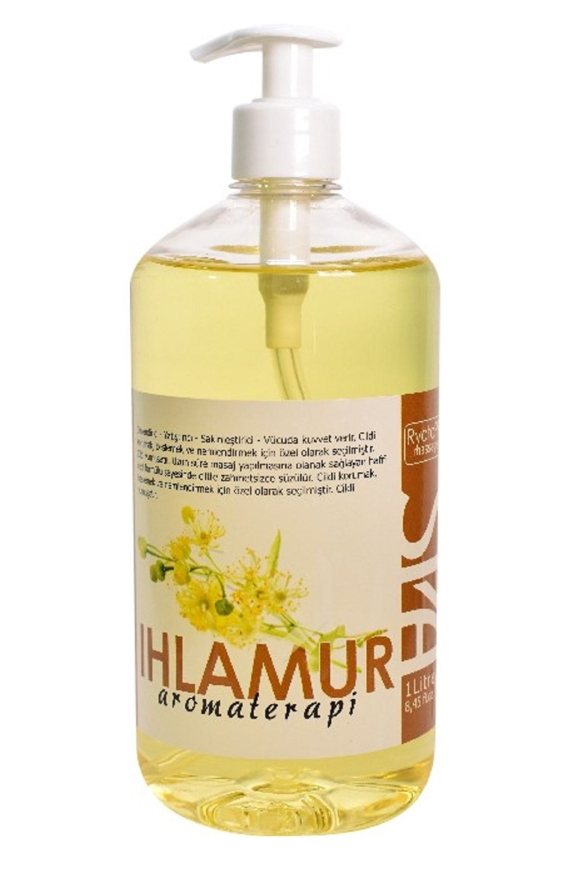 RyotoPRO Ihlamur AromaTerapi Masaj Yağı %100 Doğal 1 Lt. / RyotoPRO Linden AromaTherapy Massage Oil 100% Natural 1 Lt.
