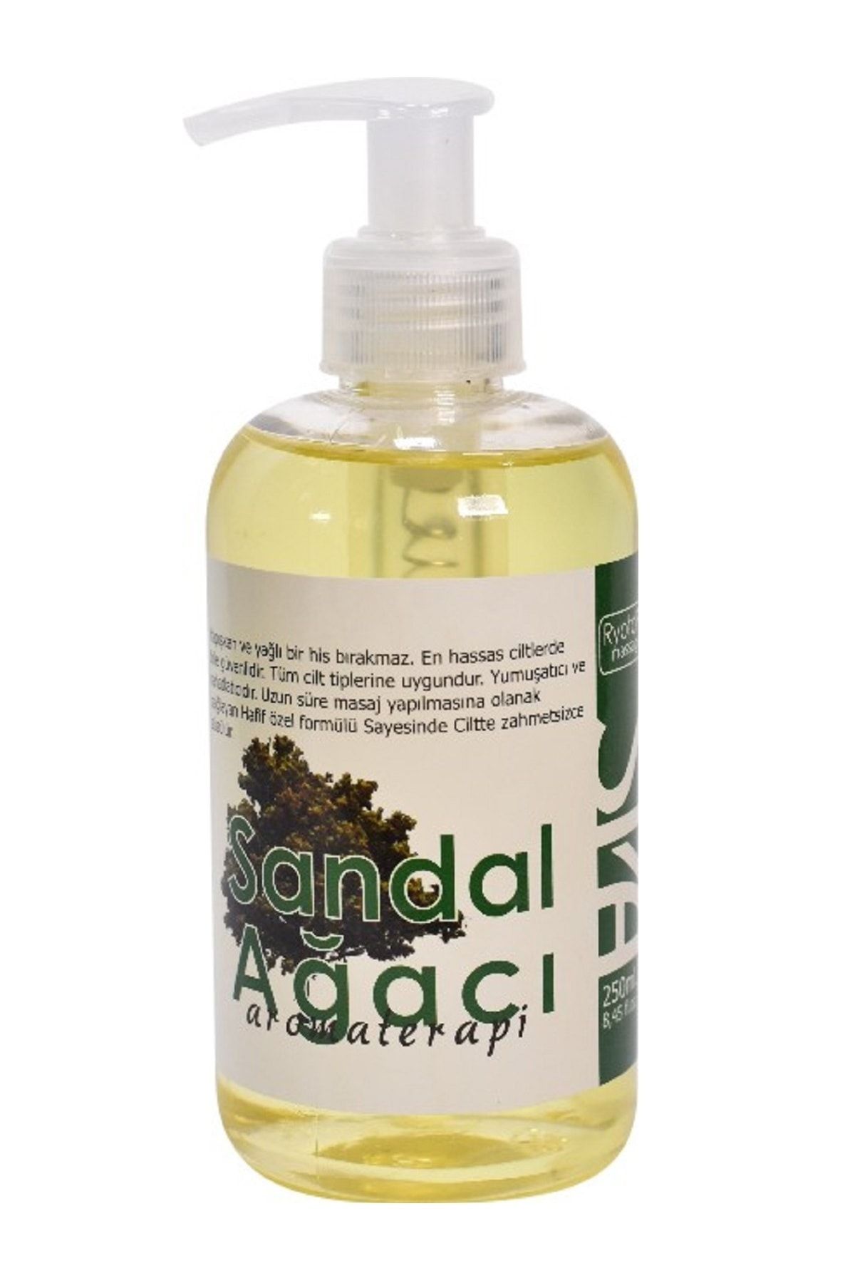 RyotoPRO Sandal Ağacı Aromaterapi Masaj Yağı %100 Doğal 250 Ml. / RyotoPRO Sandalwood Aromatherapy Massage Oil 100% Natural 250 Ml.