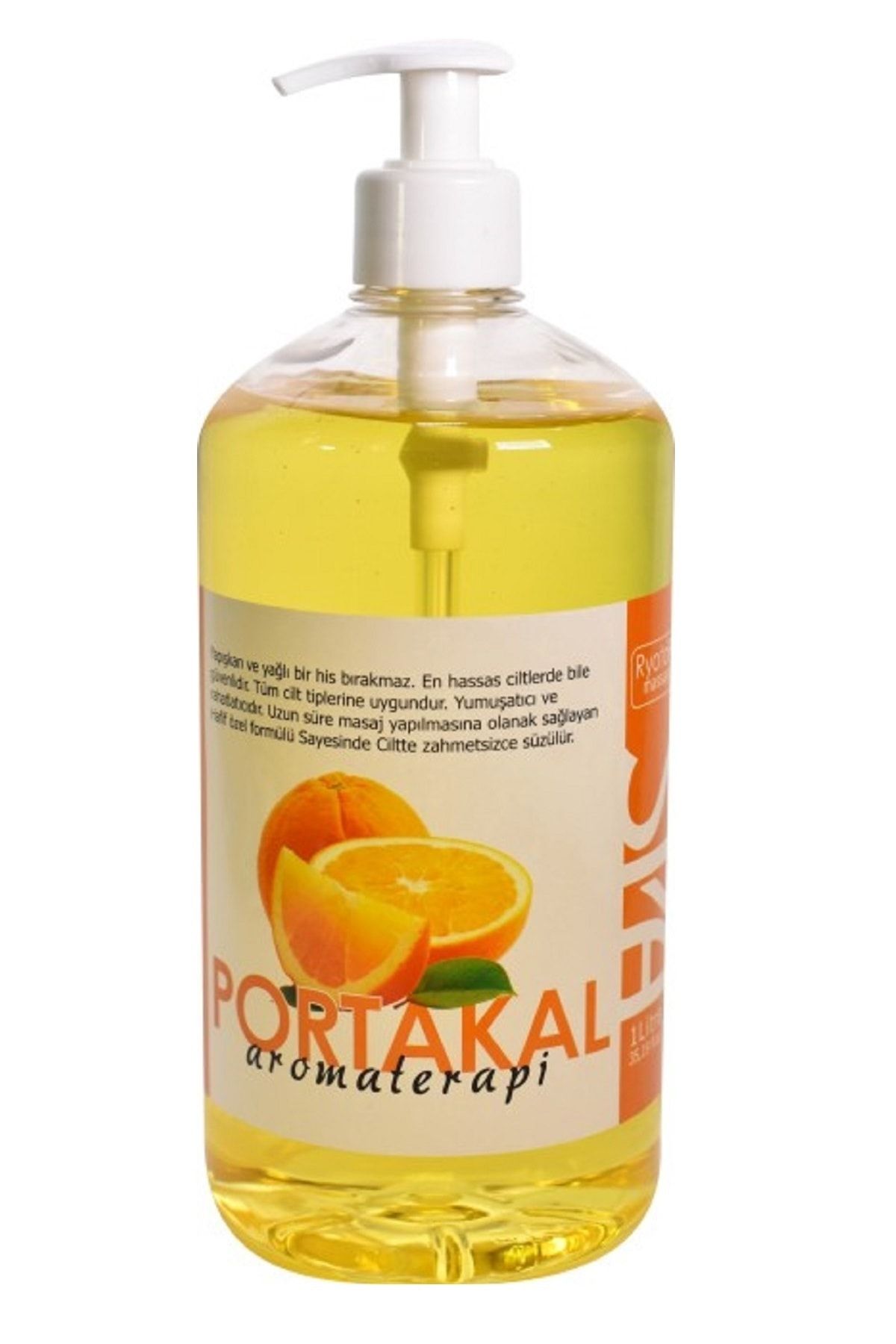 RyotoPRO Portakal Aromaterapi Masaj Yağı %100 Doğal 1 Lt. / RyotoPRO Orange Aromatherapy Massage Oil 100% Natural 1 Lt.