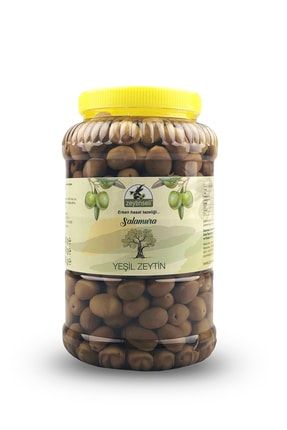 Yeşil Kırma Zeytin Kaya Tuzlu 2 Kg ZS330