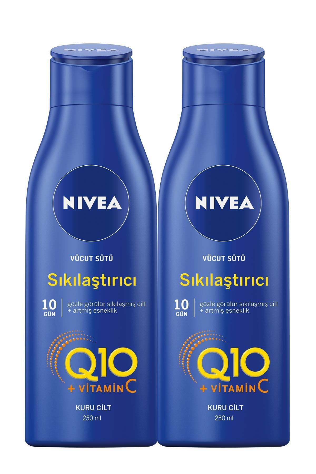 Nivea Q10 Sıkılaştırıcı Vücut Sütü 250 ml 2'li