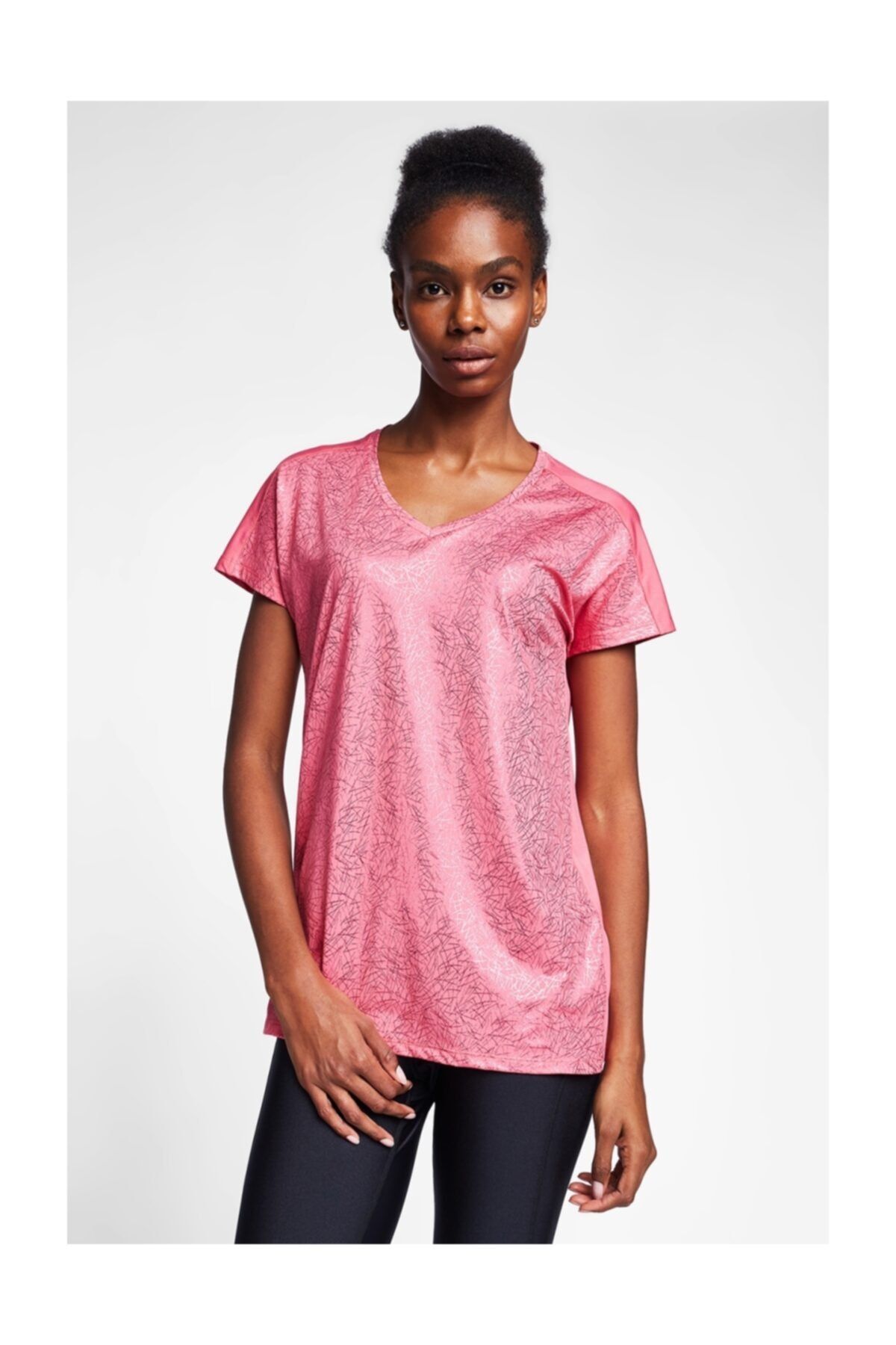 Lescon Kadın Pembe T-shirt 20b-2023