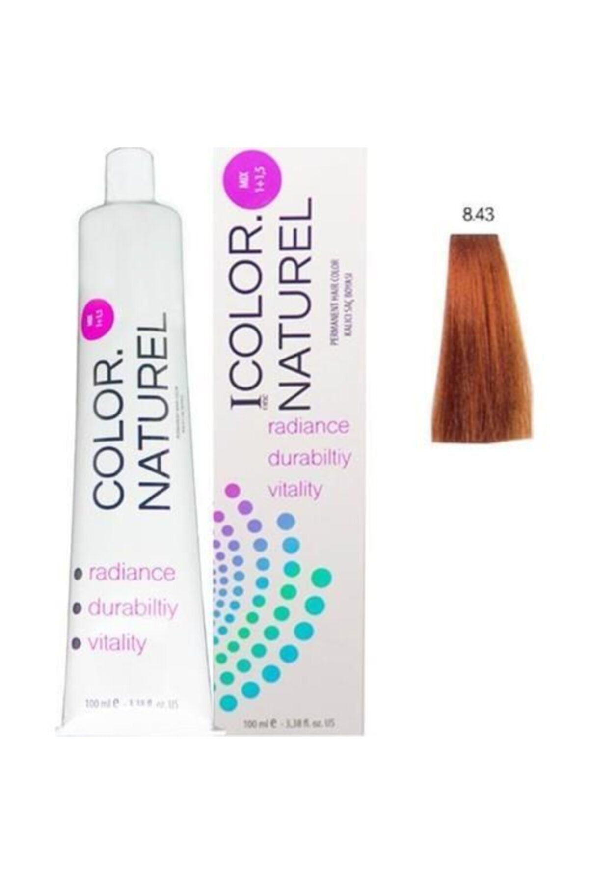 max factor color naturel kalici sac boyasi 8 43 acik bakir altin 100 ml fiyati yorumlari trendyol