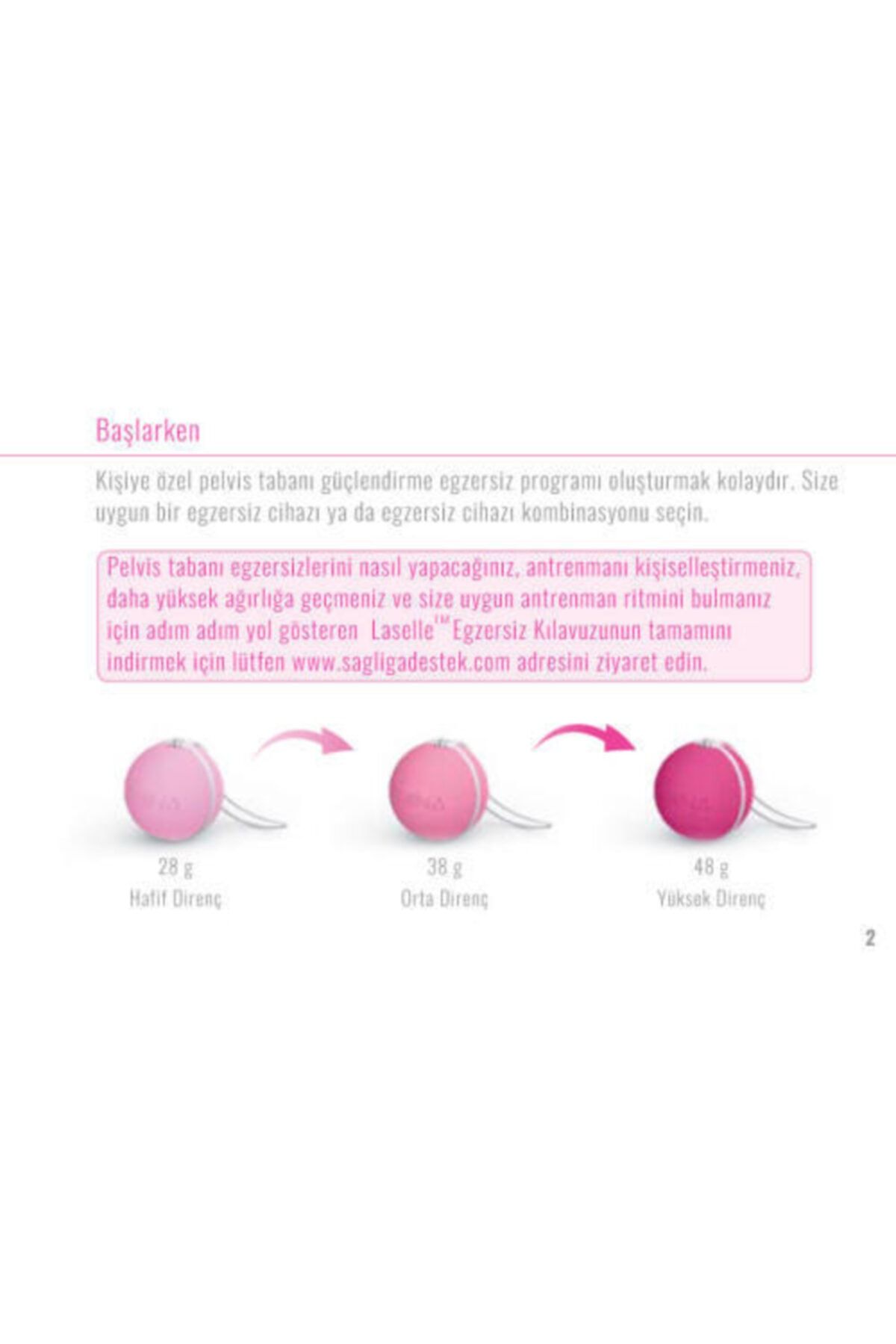 INTIMINA-Kegel Exercise 48g, Pelvic Exercise Ball, Laselle Exerciser™ 3