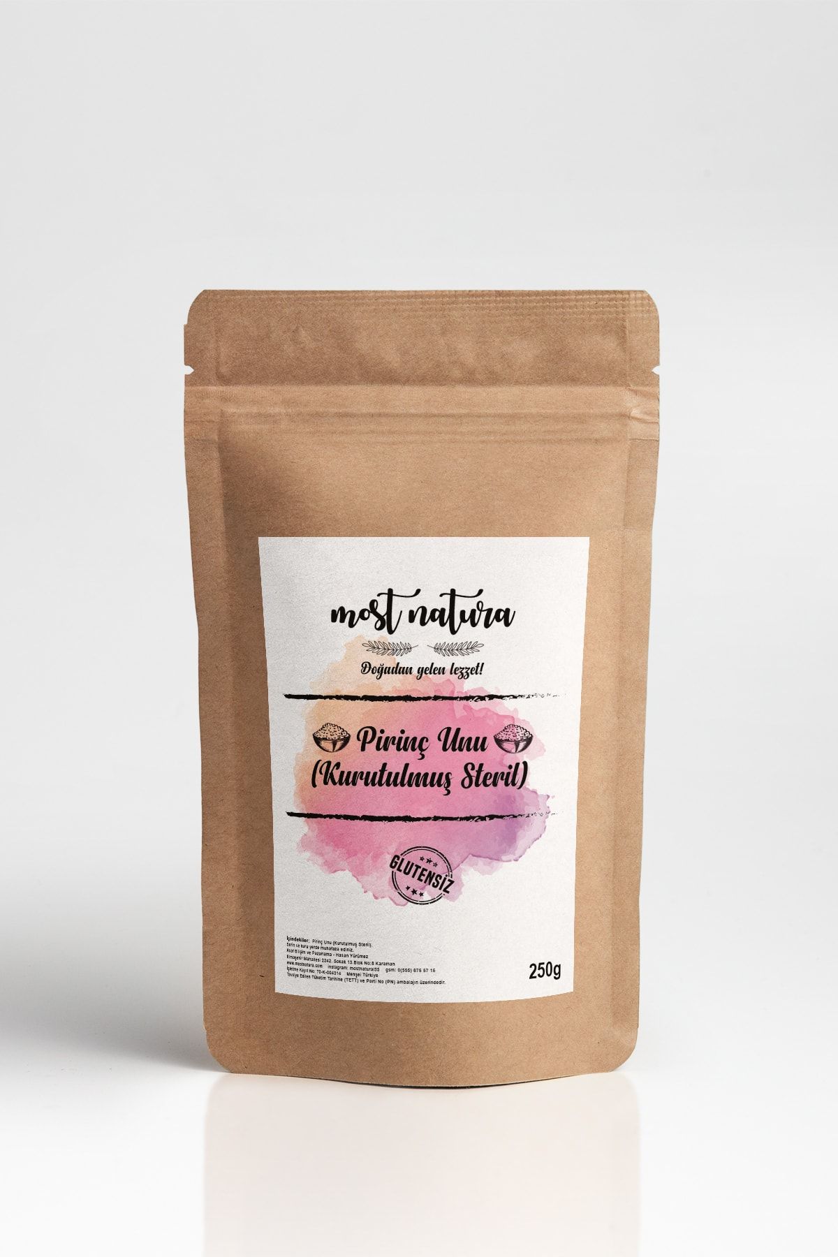 MOST NATURA Glutensiz Pirinç Unu 250gr