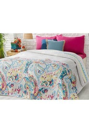 English Home Bej Armurlu Cift Kisilik Yatak Ortusu Takimi 240x260 Cm Trendyol