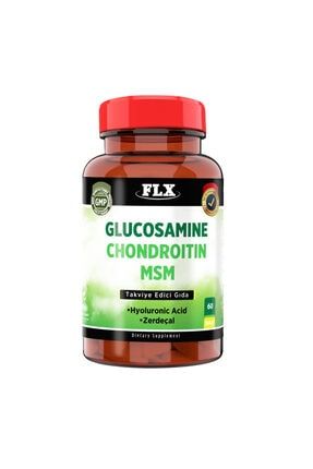 Glucosamine Chondroitin Msm Hyoluronic Asit Zerdeçal 60 Tablet flxyeş60