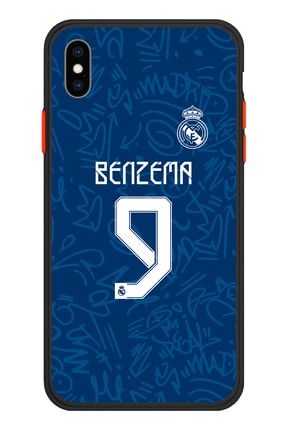 Iphone X/xs Real Madrıd Benzema Lacivert Forma 2021 TSBNXMDRDLCVRT