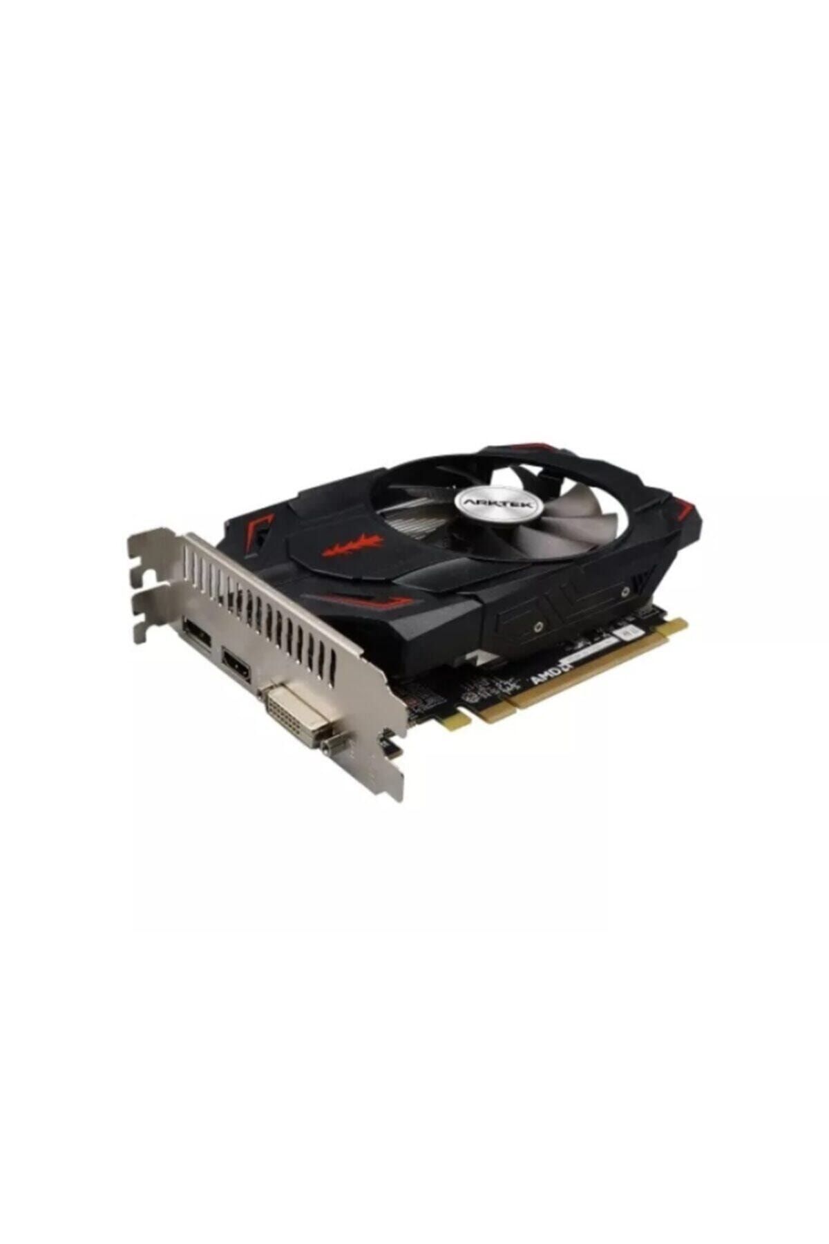arktek-Rx550 4gb Gddr5 128bit (vga-dvi-hdmi) Single Fan Graphics Card 4