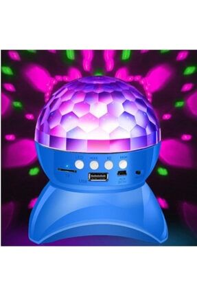 Led Işıklı Şarjlı Bluetooth Hoparlör Disco Topu Speaker Aux/fm/tf Card jetcomavi1245