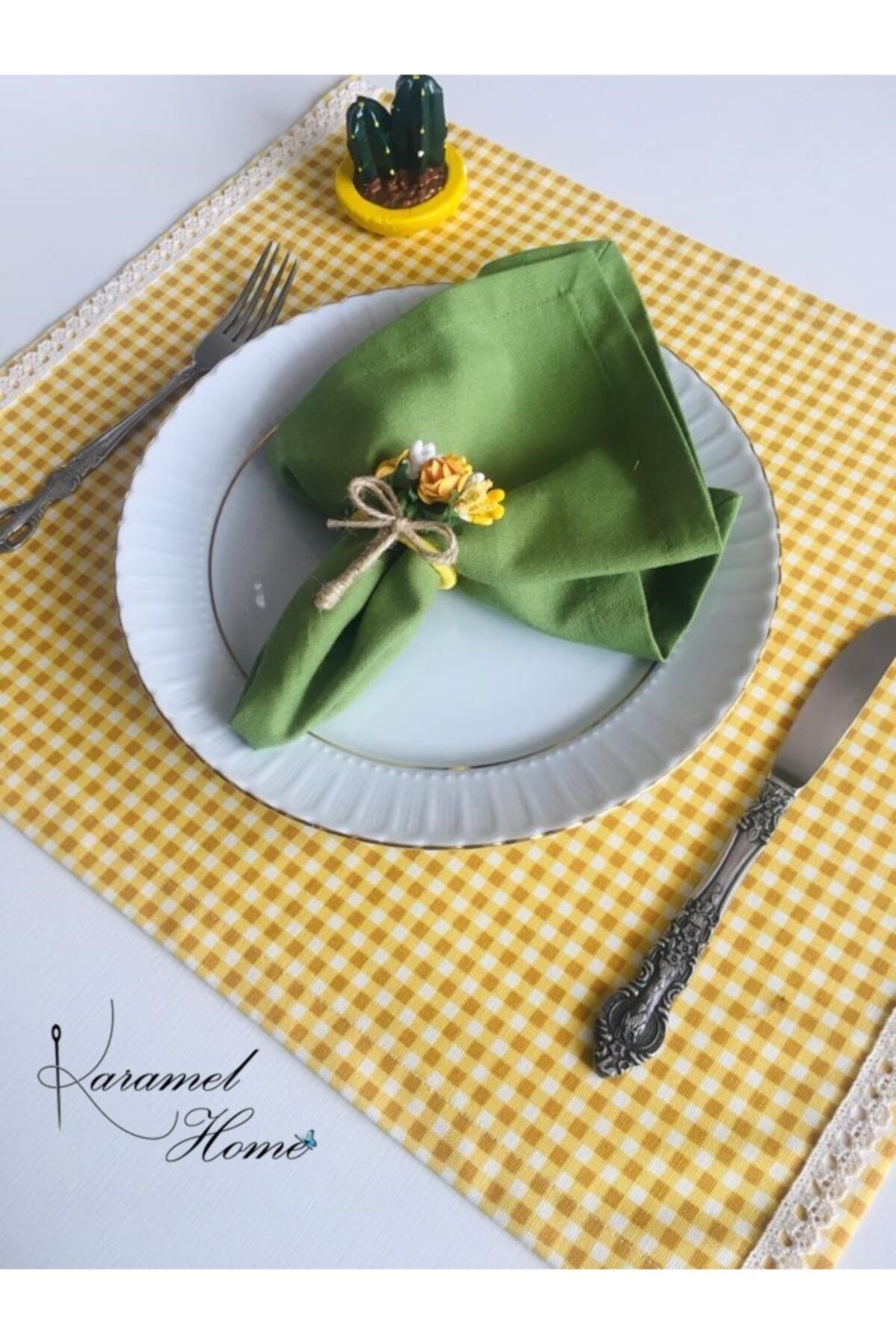 Yellow deals napkin holder