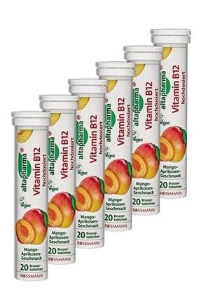 Suda Erıyen Tablet 20'li Mango + Kayısı Aromalı B12 Vitamin 6 Adet N839