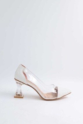 Misha Şeffaf Detaylı Kadın Topuklu Ayakkabı 8011Y11022