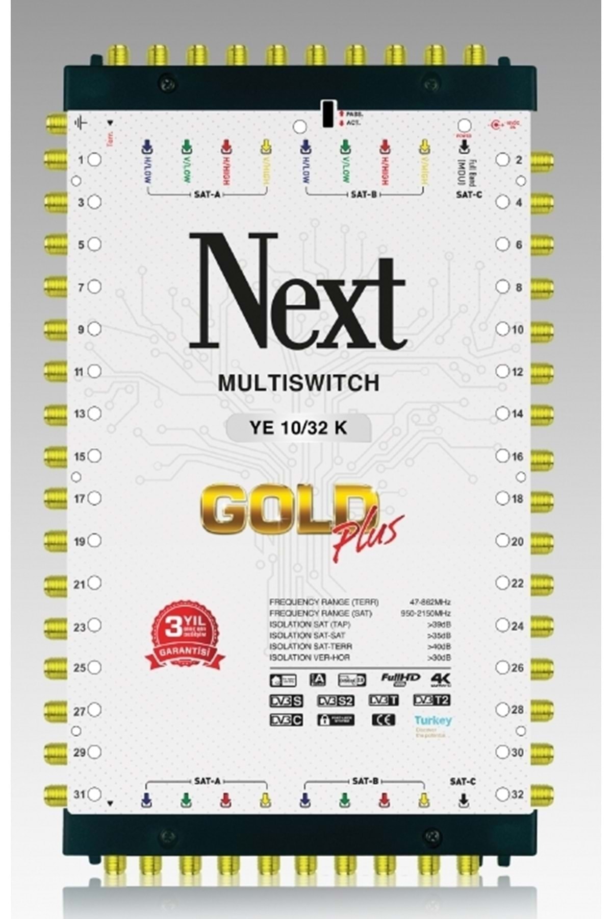 Next Ds.multıswıtch 10/32 Gold Santral ( Sonlu )