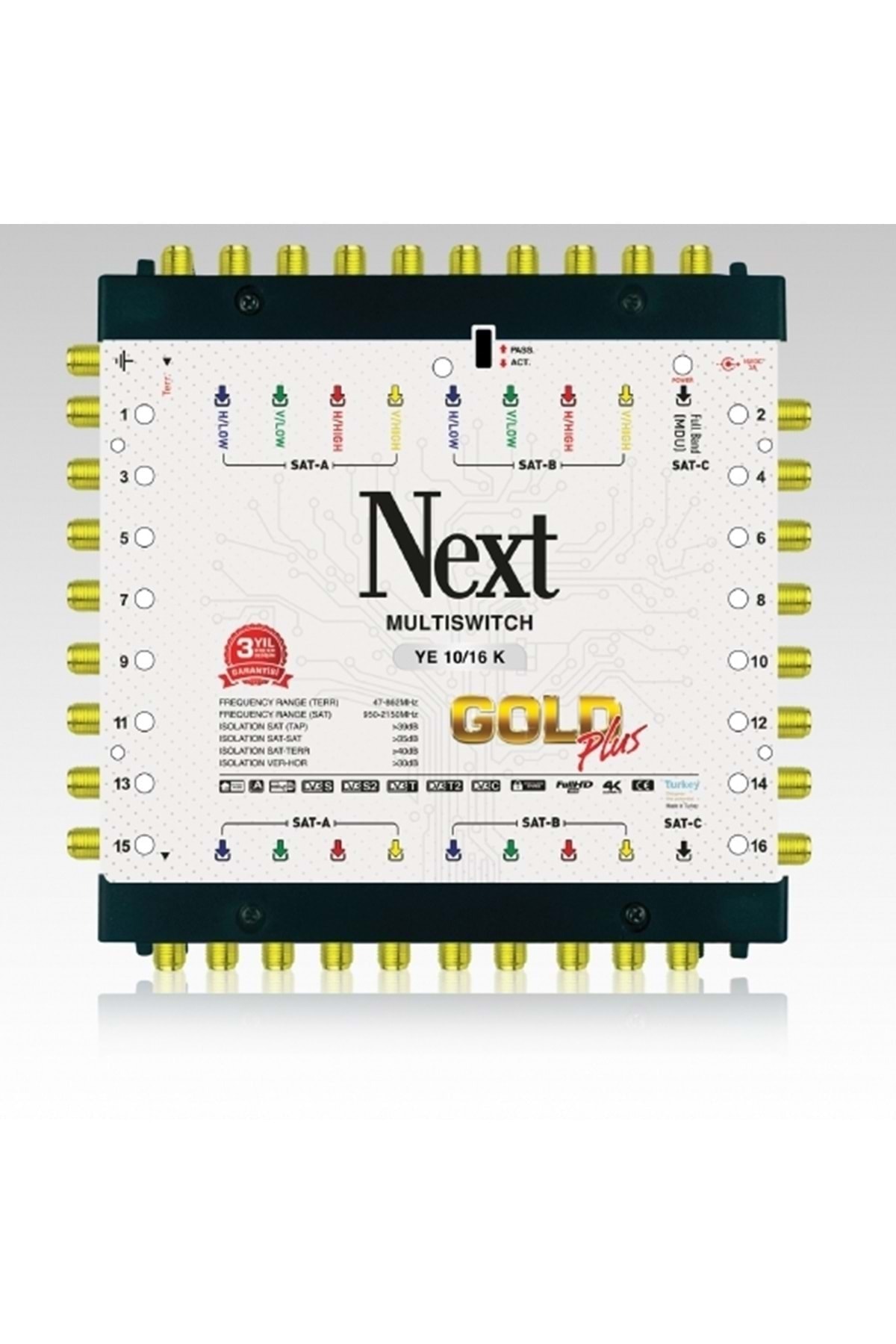 Next Ds.multıswıtch 10 16 Gold Santral  Sonlu