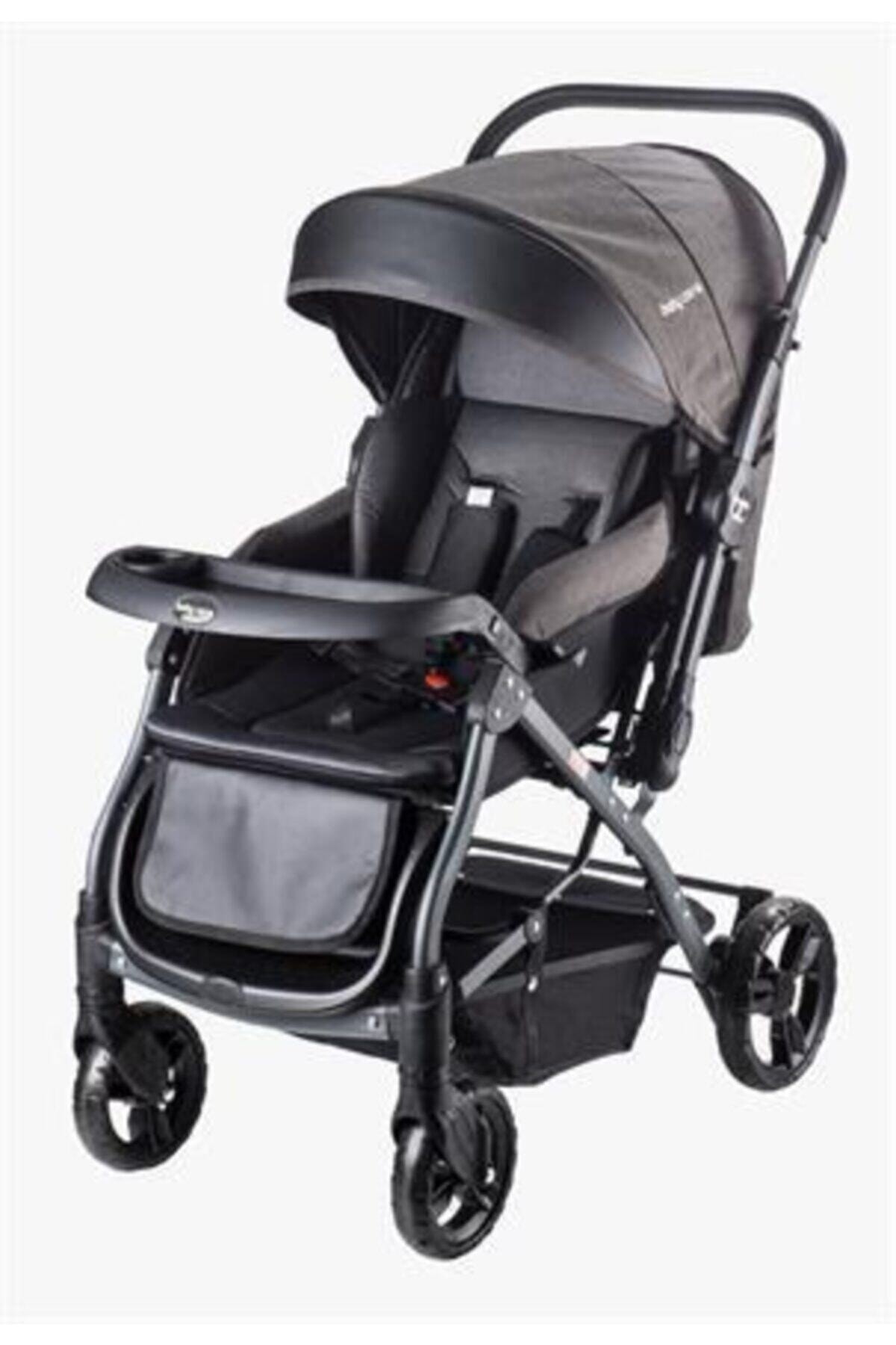 Baby Care Bc 65 Capron Çift Yönlü Bebek Arabası Siyah