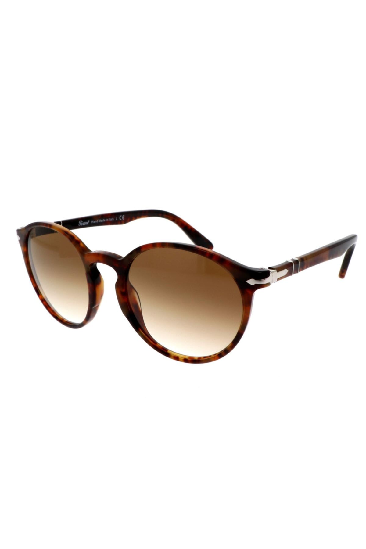 عینک آفتابی چند رنگ مردانه و زنانه یونیسکس 3171s 108 51 52 گرد قهوه ای Persol