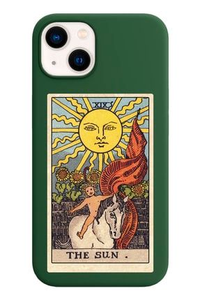 Iphone 13 Lansman The Sun Desenli Telefon Kılıfı IP13LN-136