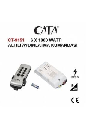 Ct-9151 6 Lı Kanal Avize Kumandası 6x1000 Watt Aydınlatma Kumandası PRA-1704482-5298
