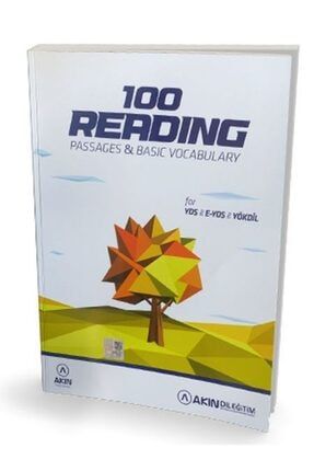 Akın 100 Reading Passages & Basic Vocabulary For Yds & E-yds & Yökdil TYC00289948201