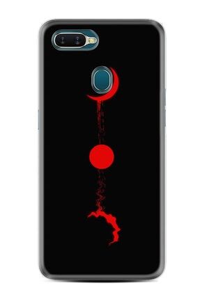 Oppo A5s Kılıf Silikon Desen Özel Seri Red Moon 1710 a5sxfozel8