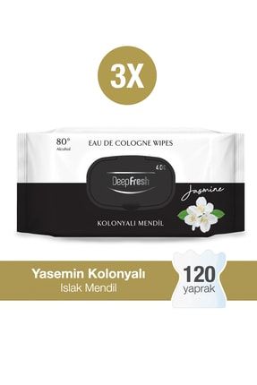 Kolonyalı Islak Mendil Yasemin 3 X 40 Yaprak 9039321910403