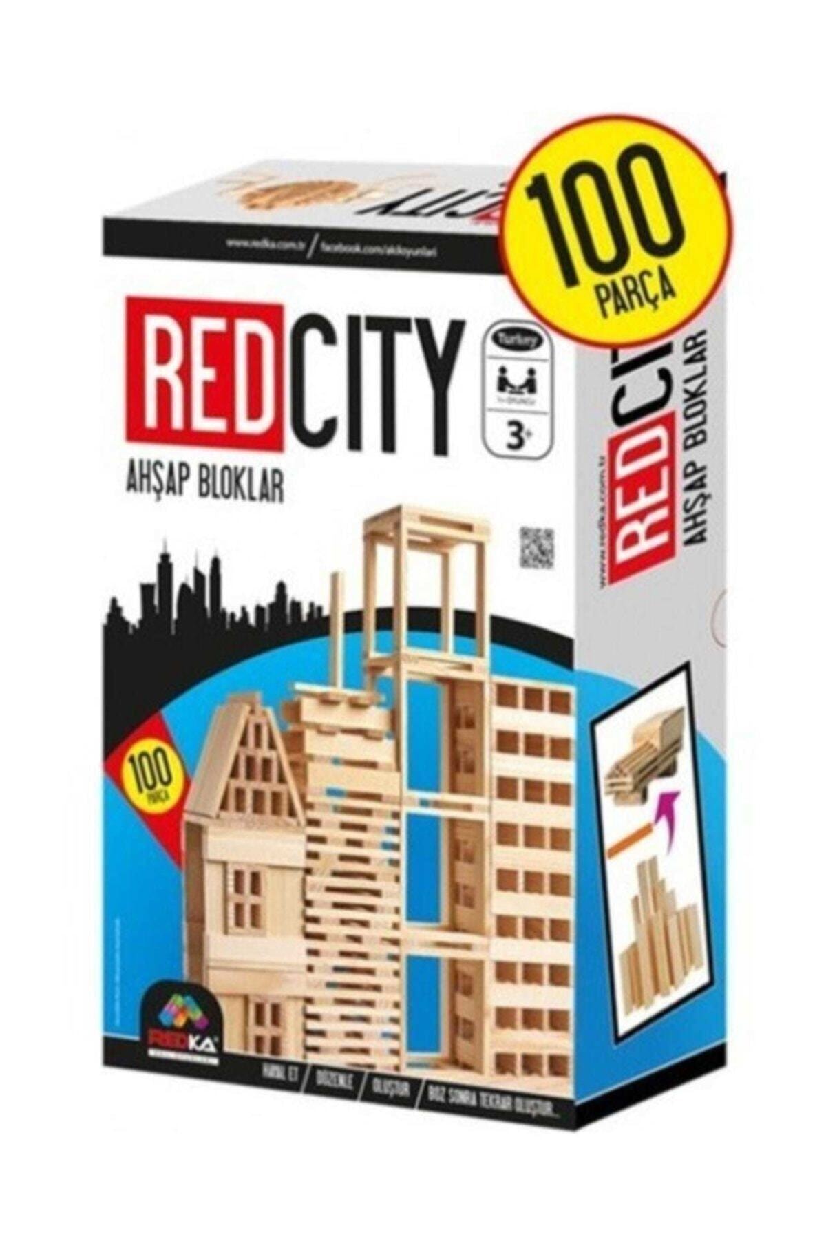 Redka/KumToys Redka Redcity Ahşap Bloklar Akıl Zeka Mantık Ve Strateji Oyunu