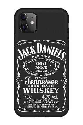 Iphone 11 Lansman Whiskey Desenli Telefon Kılıfı Içi Kadife jack