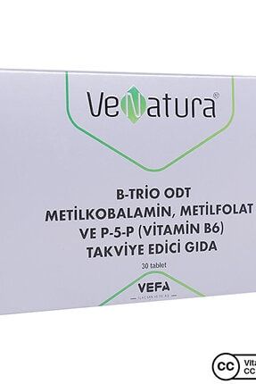 B-trio Odt Metilkobalamin, Metilfolat Ve P-5-p (vitamin B6) 30 Tablet 17025