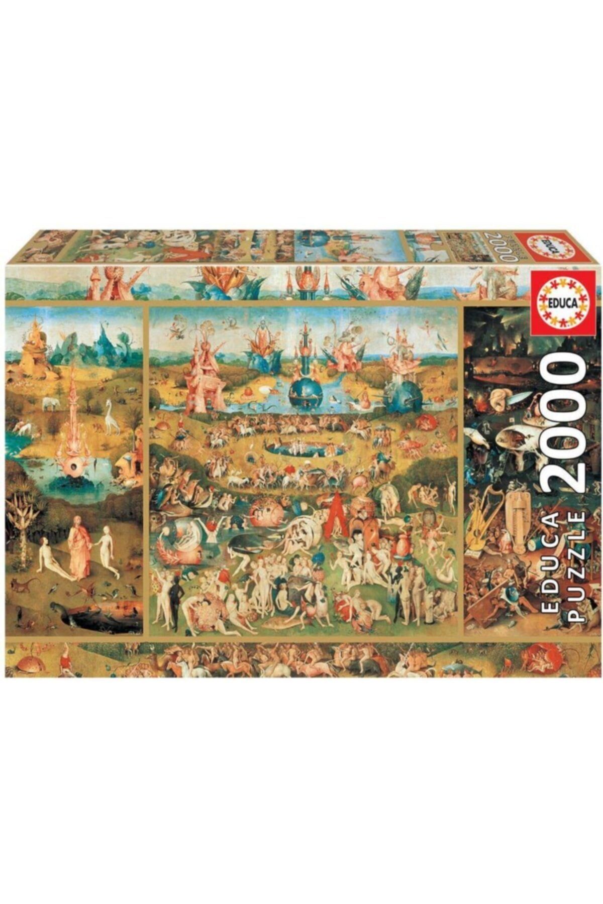 Educa Puzzle Educa 2000 Parça Dünyevi Zevkler Bahçesi Puzzle
