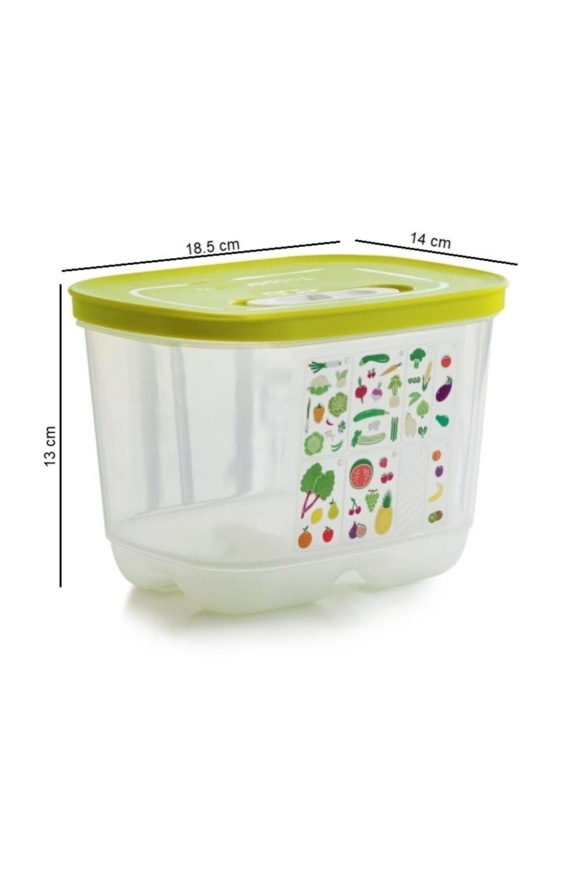 Tupperware-Greenhouse Set of 2 1.8 Lt Vertical Vegetable Fruit Storage Container Hsgl 3