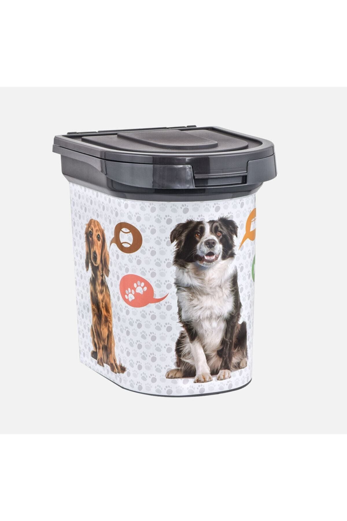Pet food top canister