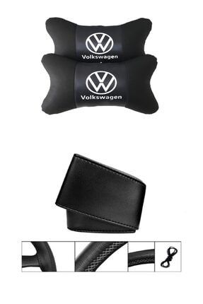 Volkswagen Golf 4 Dikmeli Direksiyon Kılıfı + 5d Ortopedik Boyun Yastığı (2li Set) 88755396