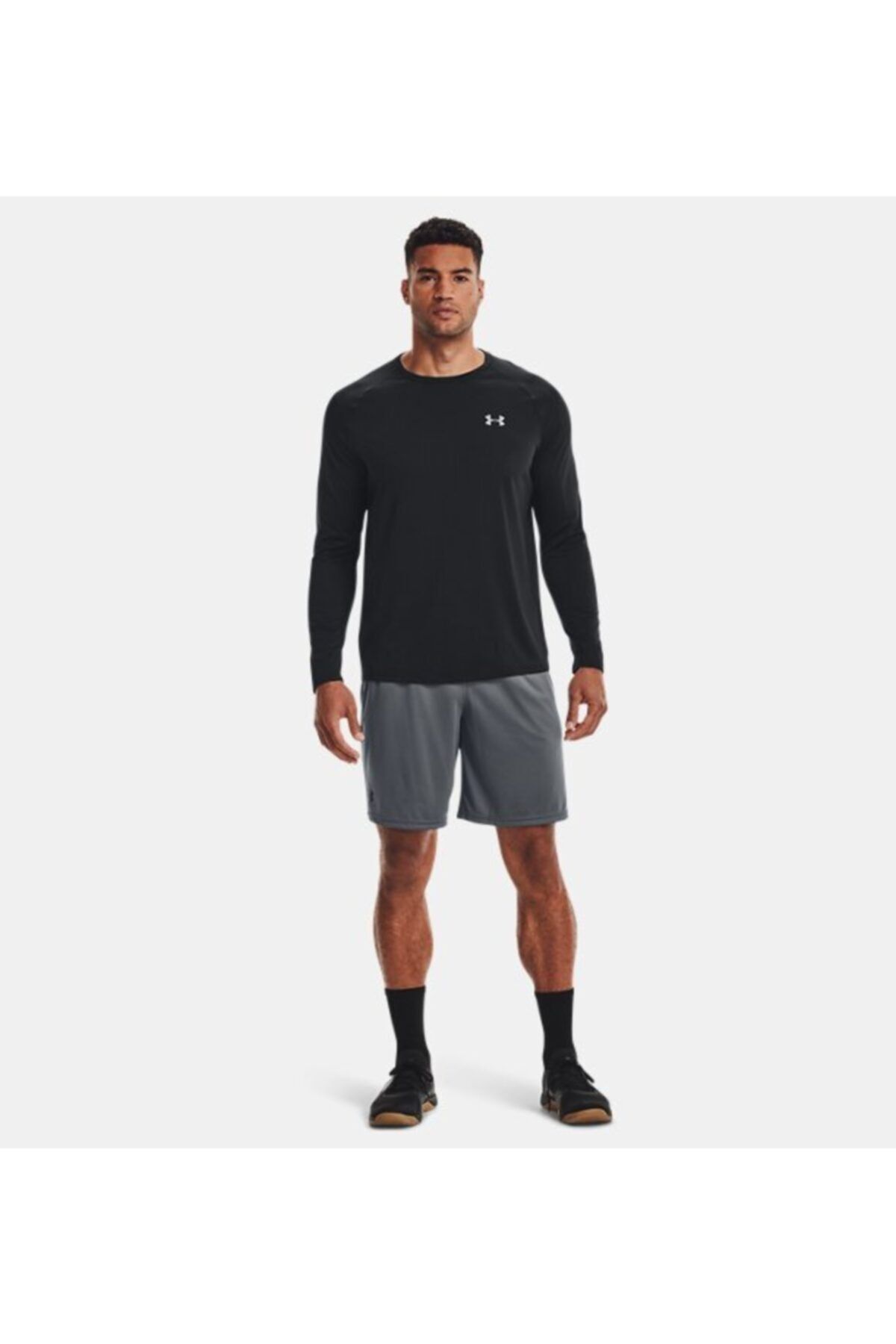 شورت ورزشی خاکستری مردانه های فایل UA Tech 1328705 012 Under Armour