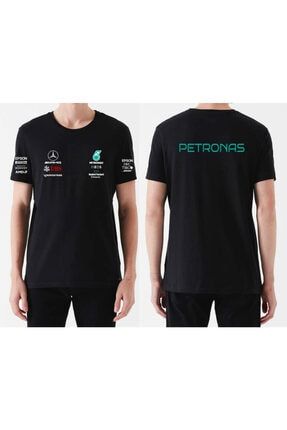F1 Petronas Amg Tasarımlı Unisex Siyah Tshirt f154454001