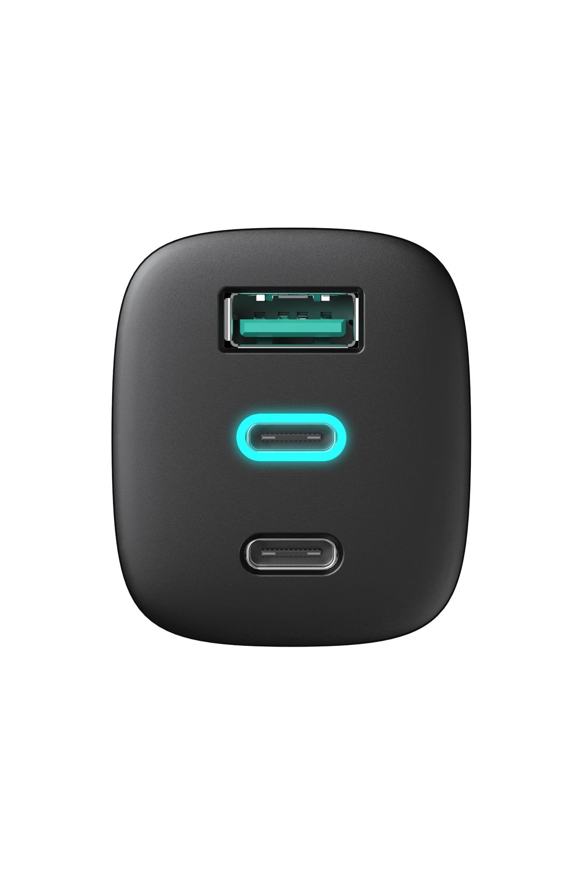 Havit-Uc10 65W Gan Technology Fast Charging Adapter - 2 Type-C, 1 USB Input (MacBook and iPhone Compatible) 3