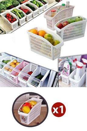 Buzdolabı Içi Düzenleyici Sebze Meyve Sepeti Mutfak Banyo Tezgah Altı Üstü Dolap Içi Organizer 1adet ESN5011