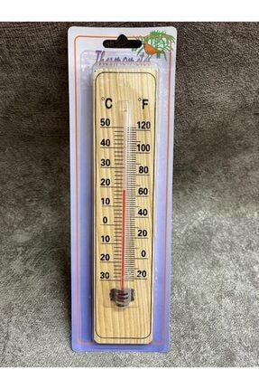Duvar Termometresi - Ahşap Termometre KML03