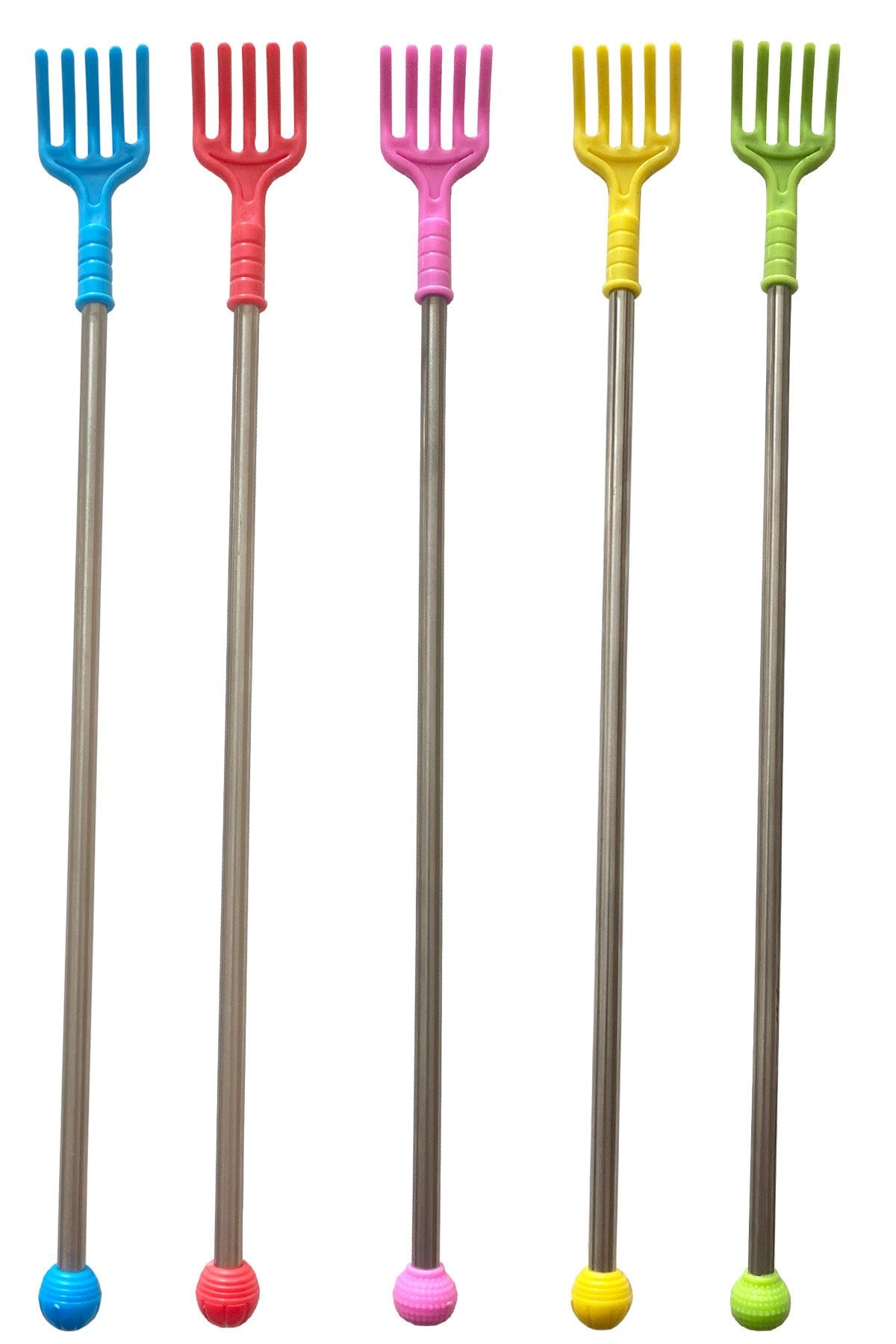 ull Renk Metal Saplı Sırt Kayışıcı Sırt Kaşıma Çubuğu 42 Cm