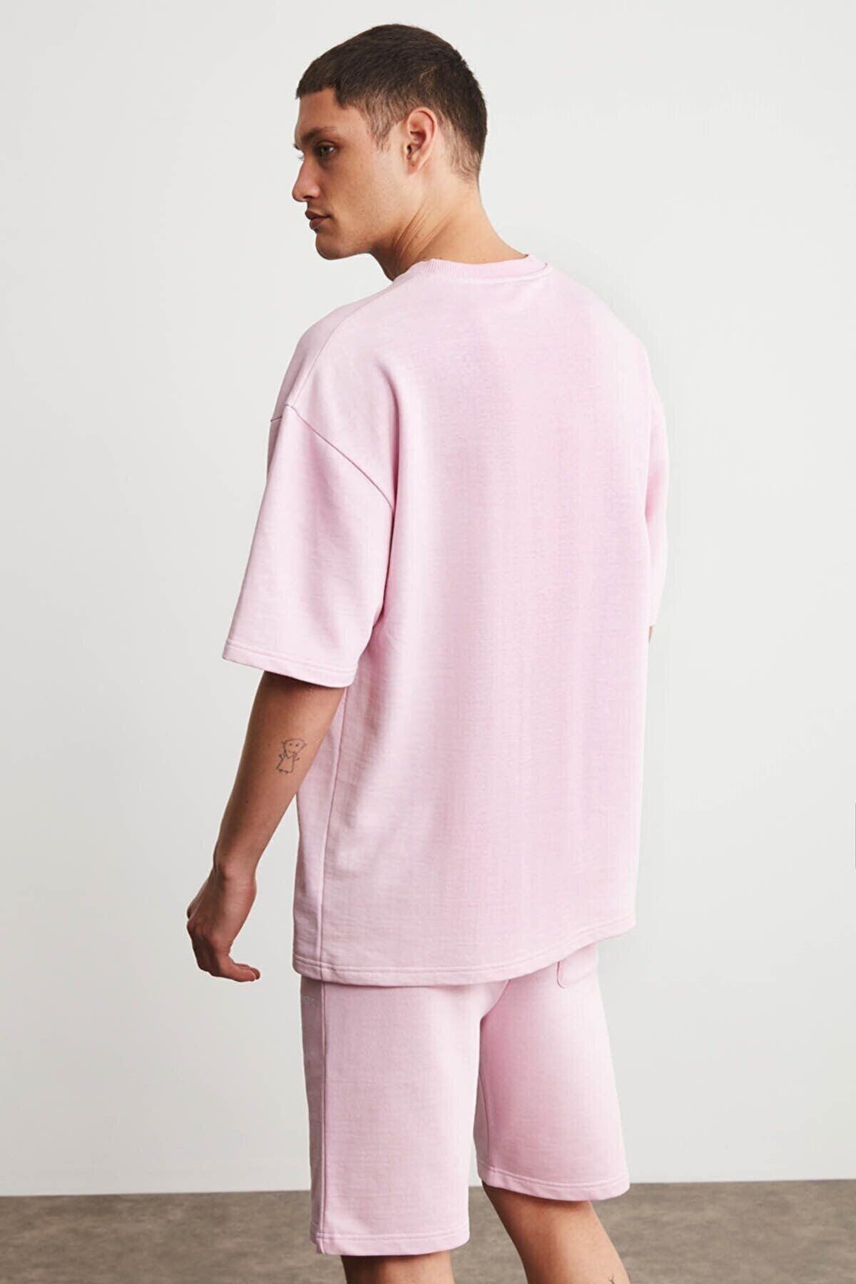 GRIMELANGE Buga Comfort Pembe Şort &amp; Bermuda VB7307