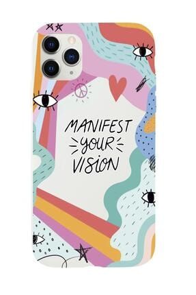 Iphone 11 Pro Manifest Your Vision Premium Silikonlu Telefon Kılıfı MCIPLMNFST64