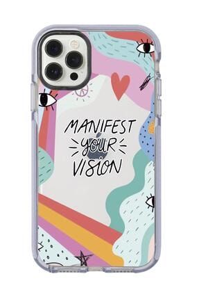 Iphone 12 Pro Max Manifest Your Vision Candy Bumper Silikonlu Telefon Kılıfı MCCBMNFST49
