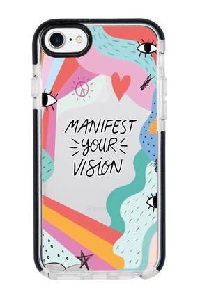 Iphone Se 2020 Manifest Your Vision Candy Bumper Silikonlu Telefon Kılıfı MCCBMNFST60