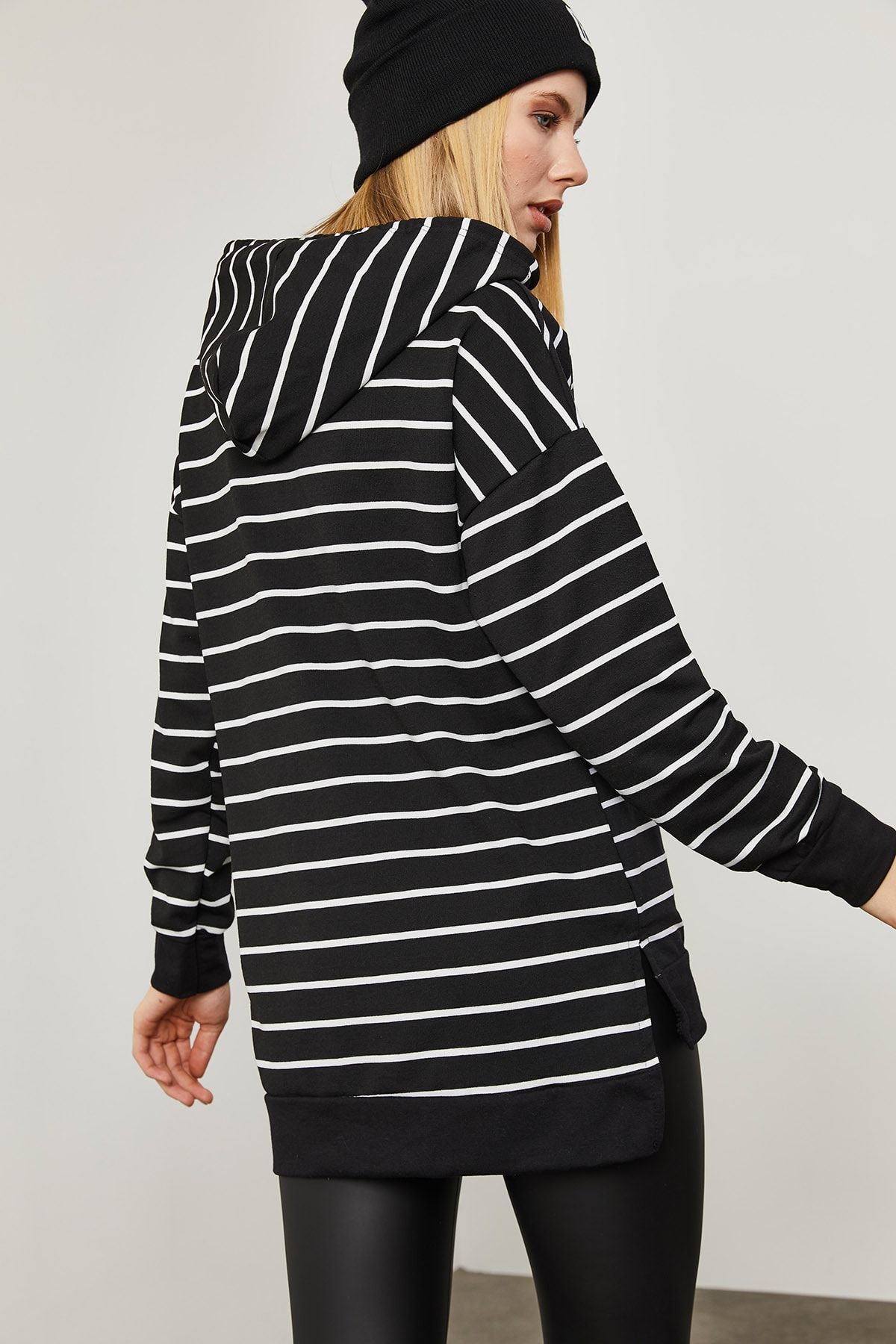 XHAN-Striped Sweatshirt 0YZK8-10532-02 7