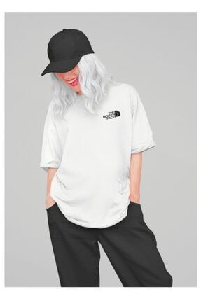 Unisex Beyaz Oversize T-shirt RCTR-T-0015