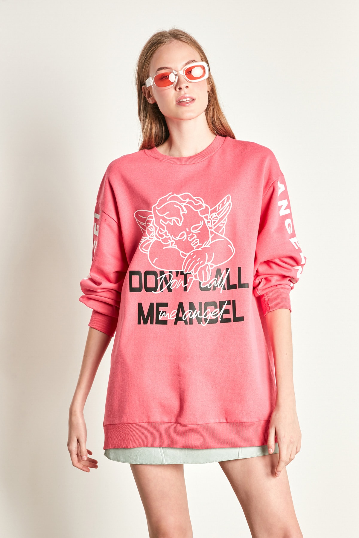Y-London Sweatshirt Rosa Regular Fit Fast ausverkauft